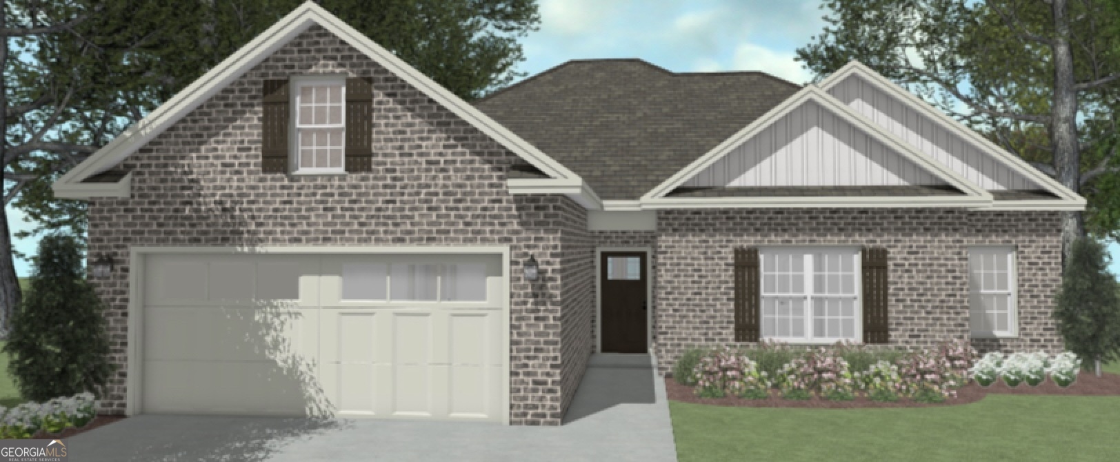 532 Bristleleaf Path Kathleen, GA 31047 - Photo 1 of 4 a front view of a house with garden