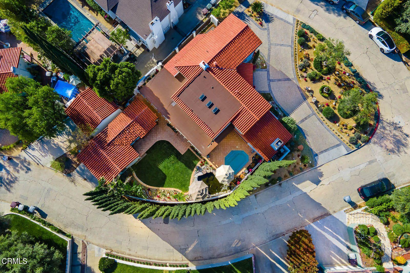 960 Rosemount Road Glendale, CA 91207 - Photo 71 of 75 Drone Roof Day