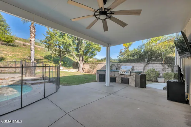 a view of a city with mountains in the background