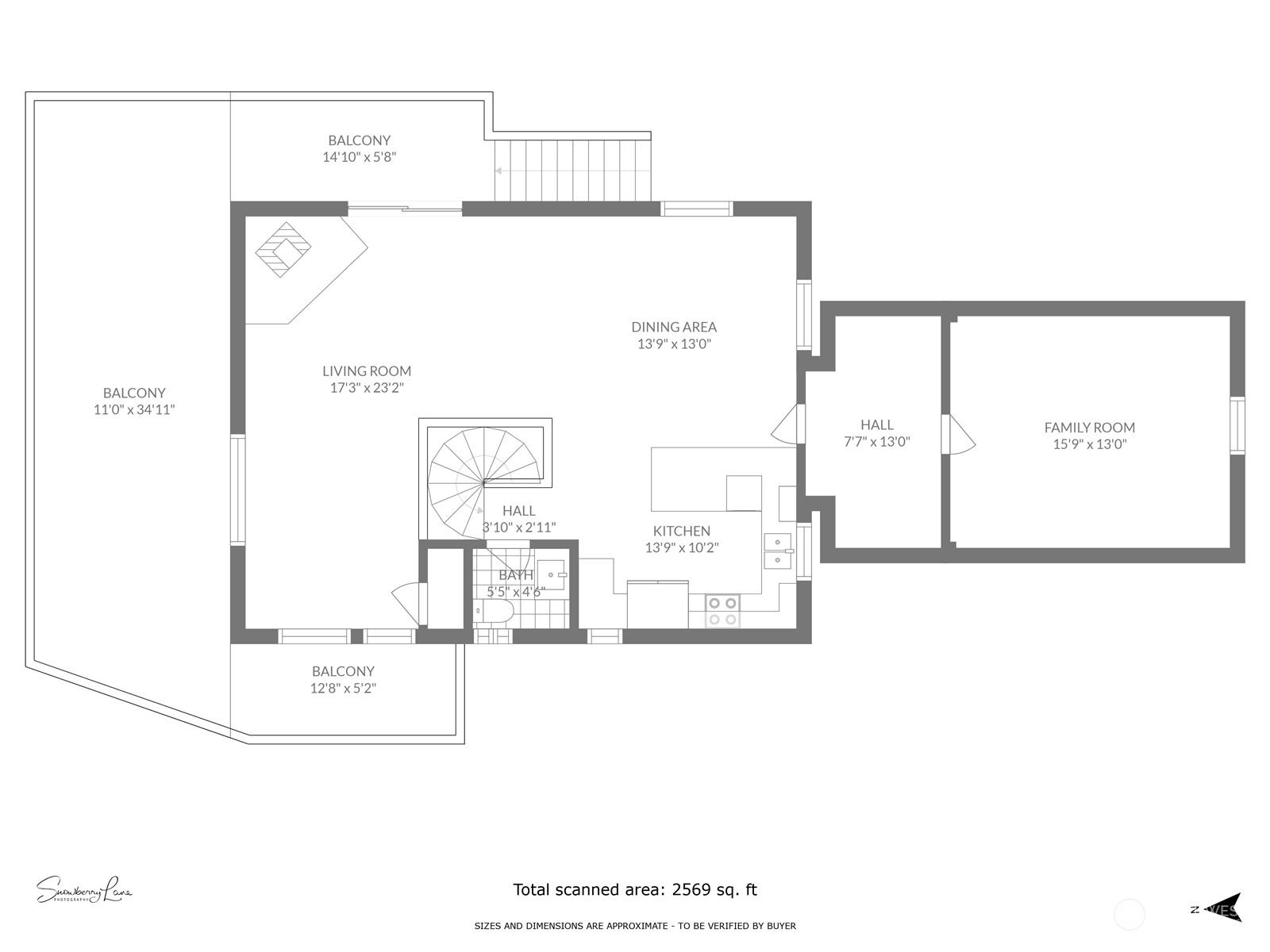 170 Denneboom Road Coupeville, WA 98239 - Photo 31 of 39 a picture of a room with a floor plan