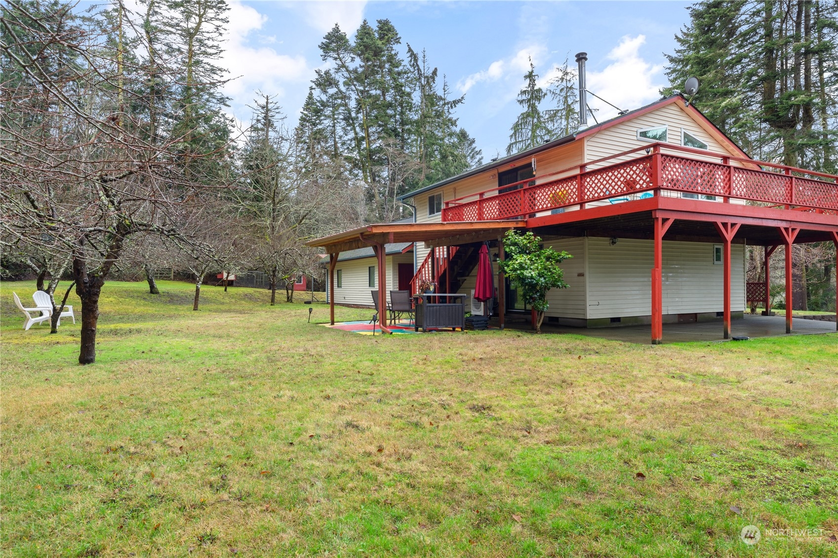 170 Denneboom Road Coupeville, WA 98239 - Photo 34 of 39 a front view of a house with garden
