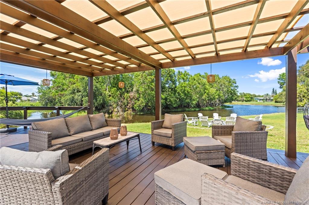 4401 Southeast Satinleaf Place Stuart, FL 34997 - Photo 39 of 51 Covered Seating Area