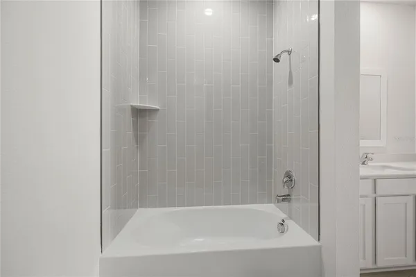 a view of backyard of house