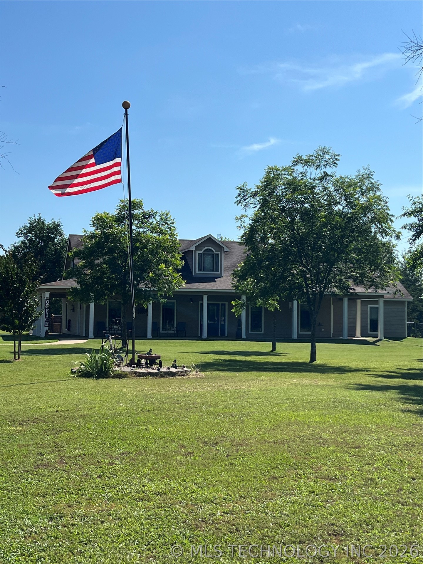 Custom home with great curb appeal