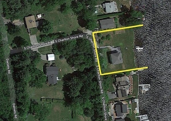 7 South Charlton Shore Road Charlton, MA 01507 - Photo 33 of 42 an aerial view of a house with a yard