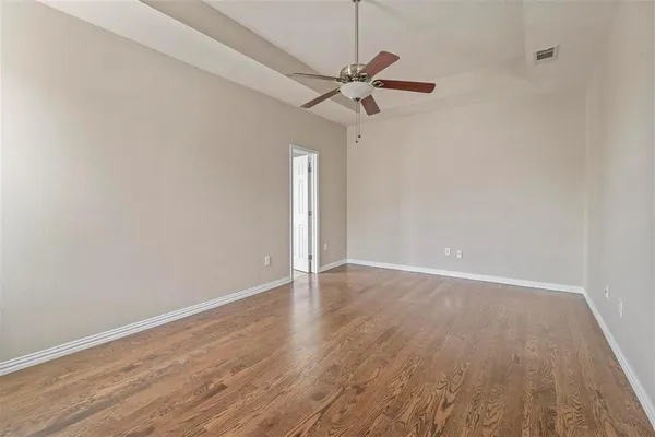 wooden floor in an empty room