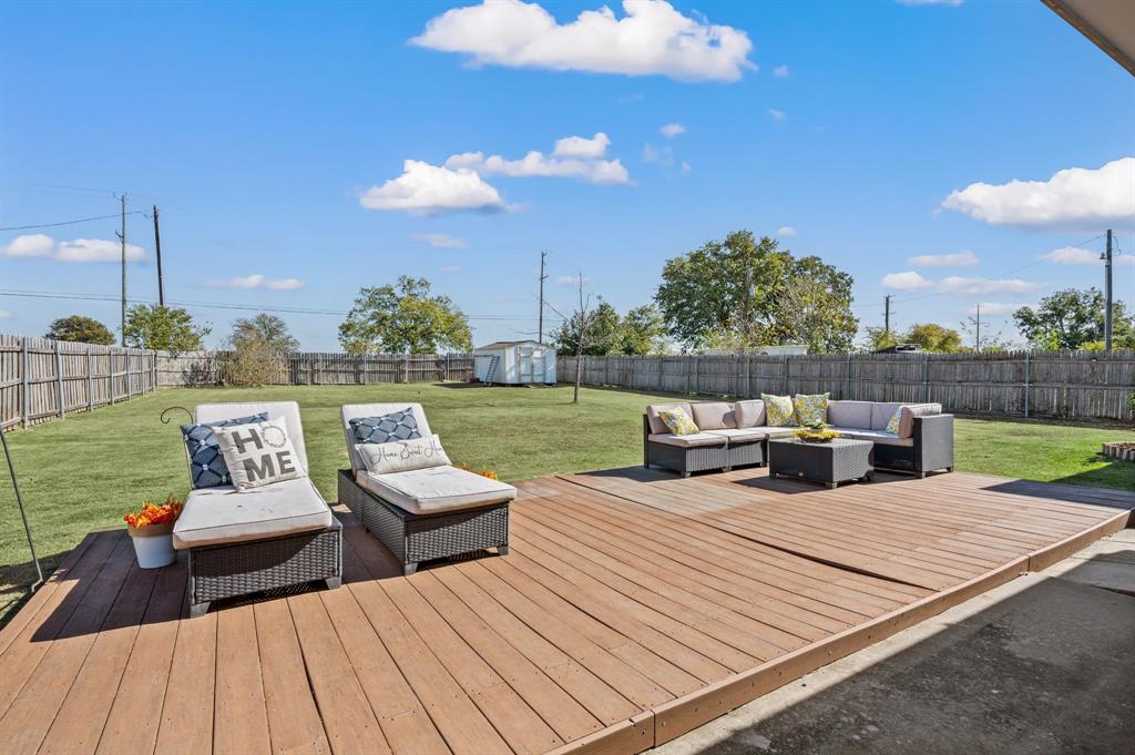 305 Maverick Trail Oak Point, TX 75068 - Photo 31 of 40 a view of a roof deck with couches