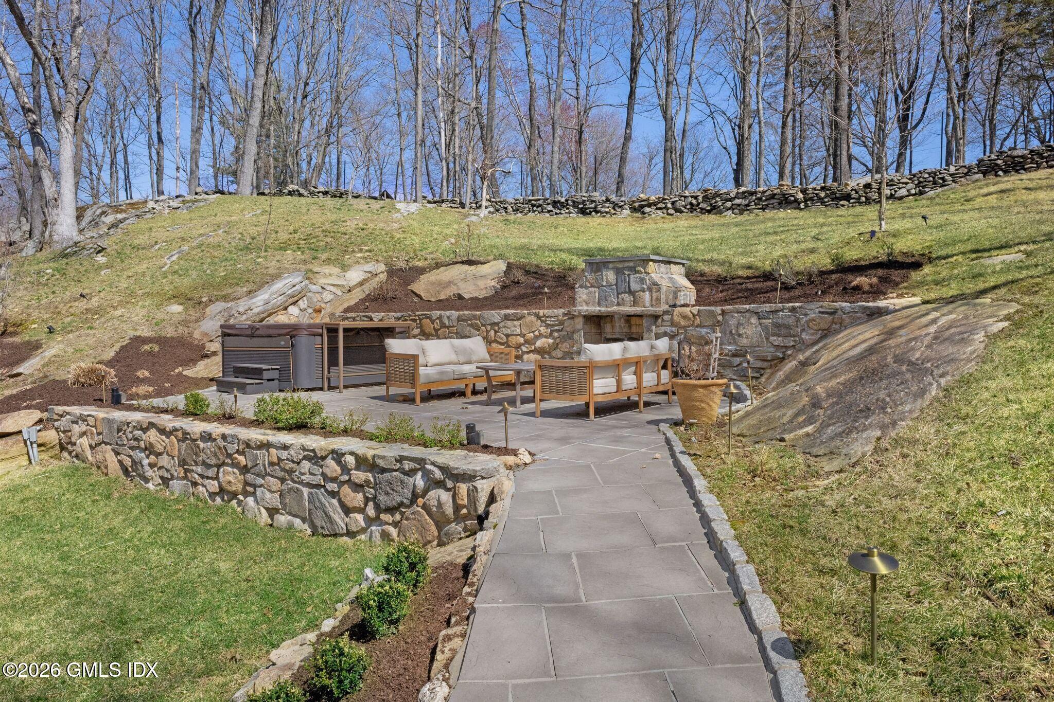 311 Riversville Road Greenwich, CT 06831 - Photo 7 of 10 Full Terrace Shot