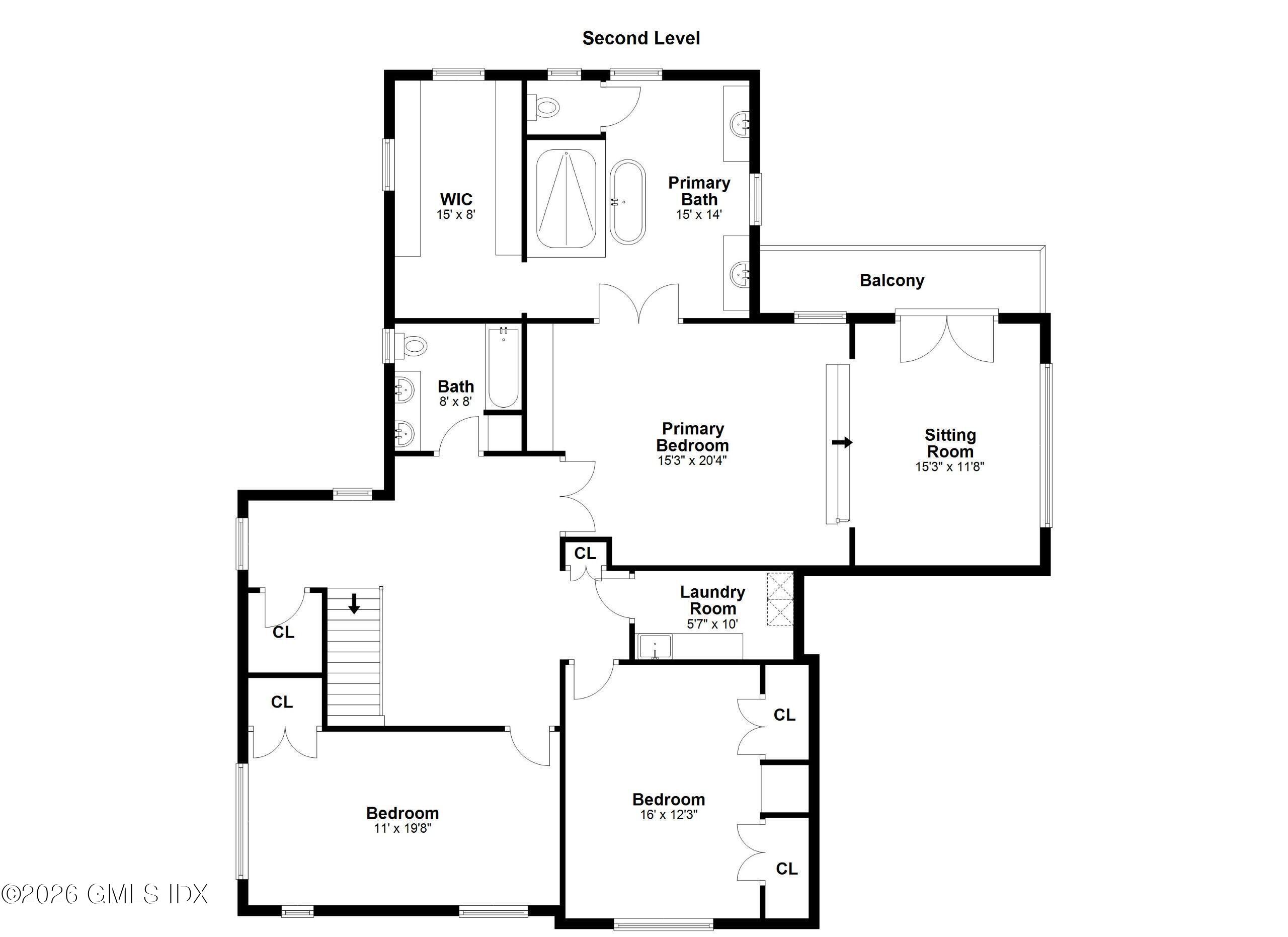 311 Riversville Road Greenwich, CT 06831 - Photo 9 of 10 Second Floor