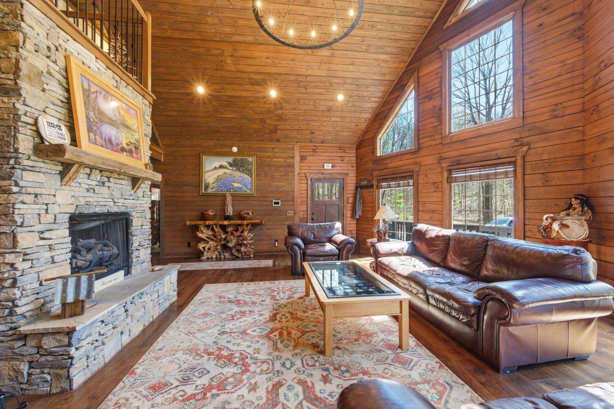 1118 Carrollville Landing Road Clifton, TN 38425 - Photo 11 of 92 a living room with furniture and a fireplace
