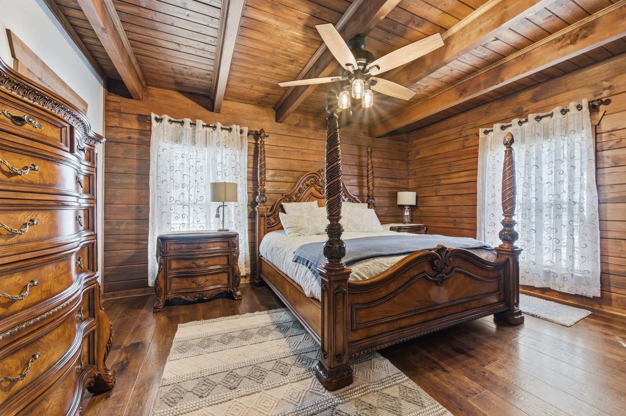 1118 Carrollville Landing Road Clifton, TN 38425 - Photo 24 of 92 a bed sitting in a room next to a window