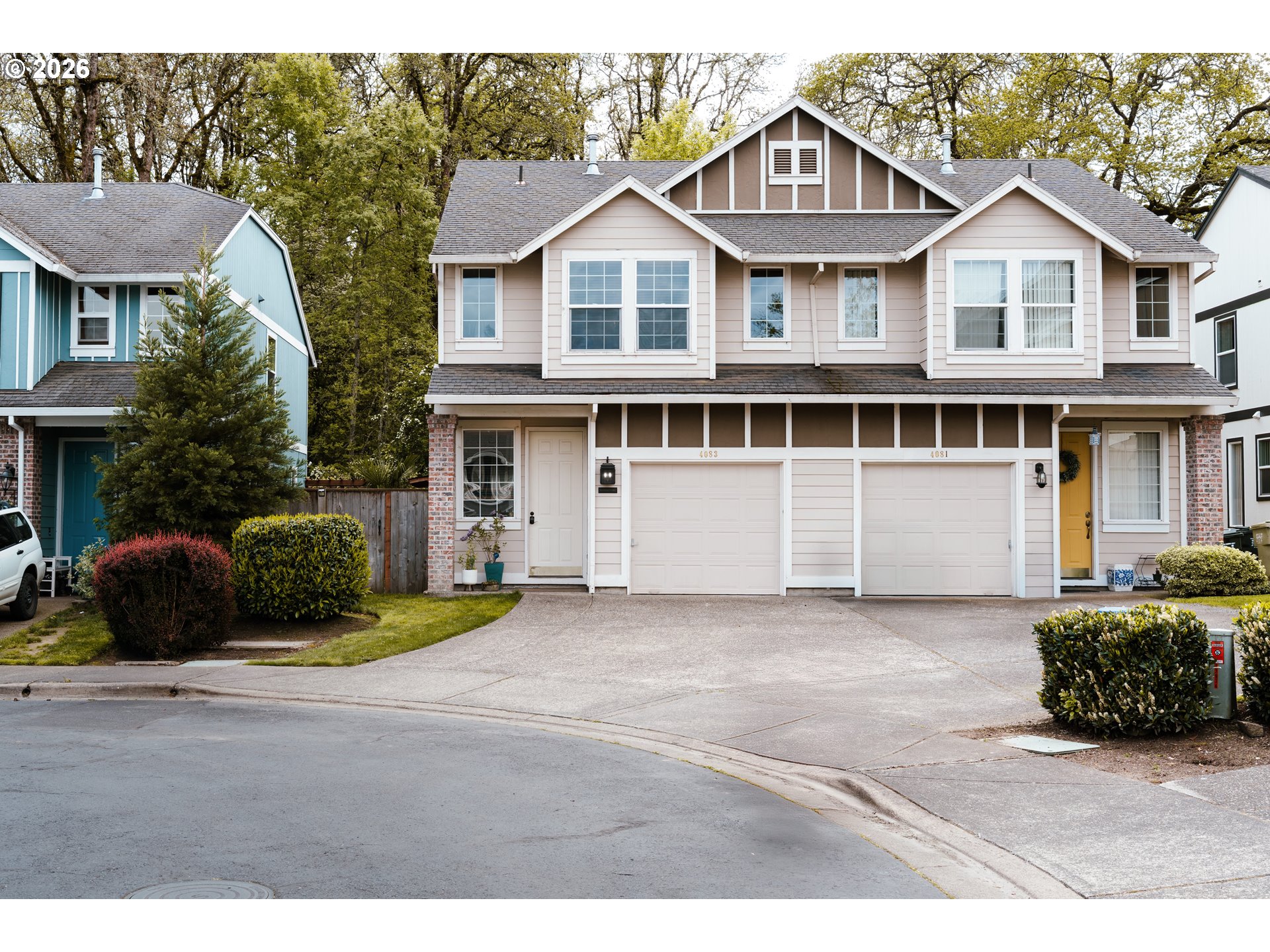 4083 Southwest 182nd Place Beaverton, OR 97078 - Photo 1 of 27 a view of a house with a patio and a yard