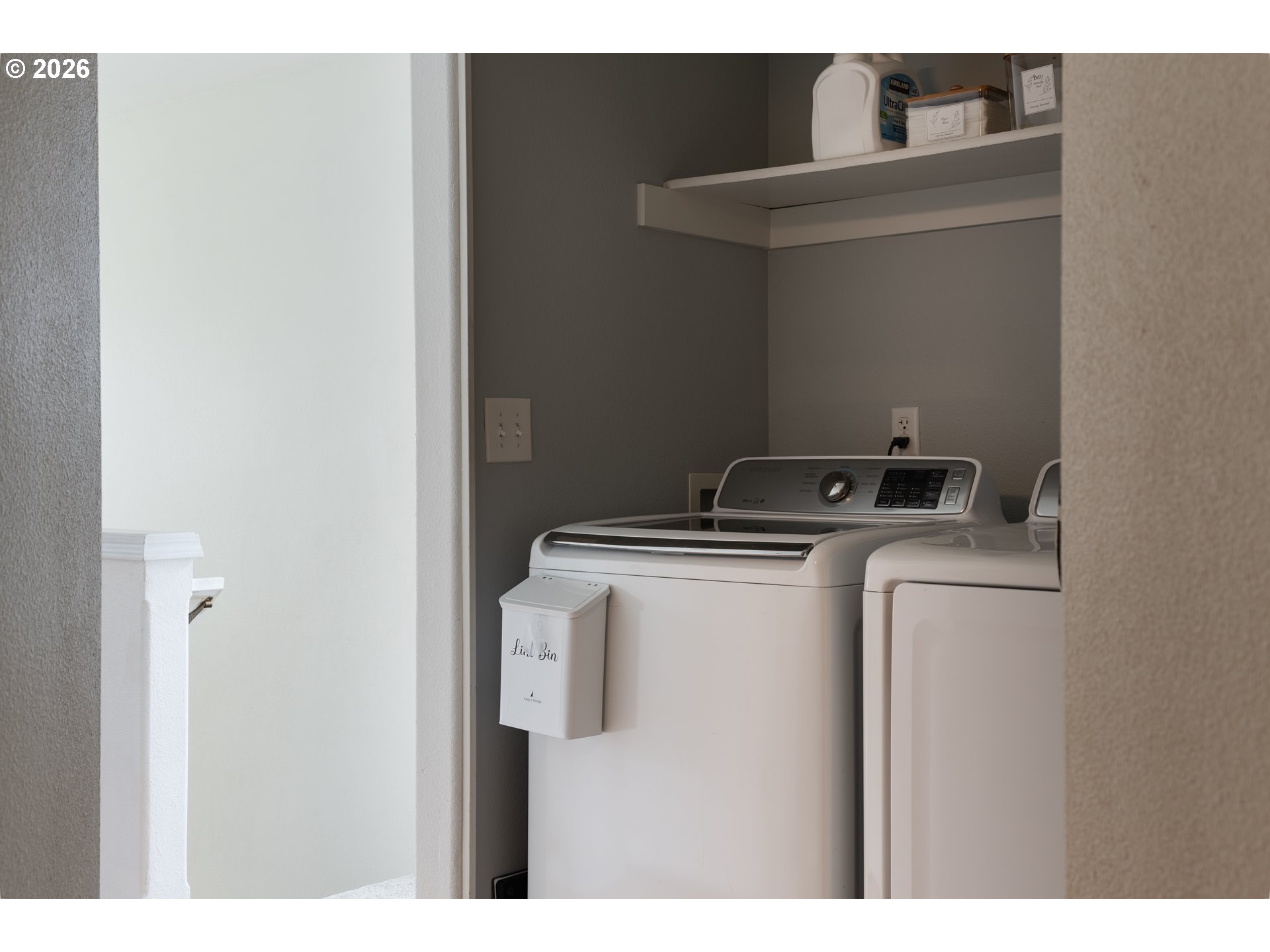 4083 Southwest 182nd Place Beaverton, OR 97078 - Photo 25 of 27 a utility room with dryer and washer