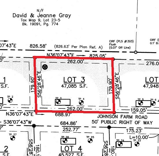 Lot #3 Johnson Farm Road Buxton, ME 04093 - Photo 1 of 5 Lot 3 Plot Plan