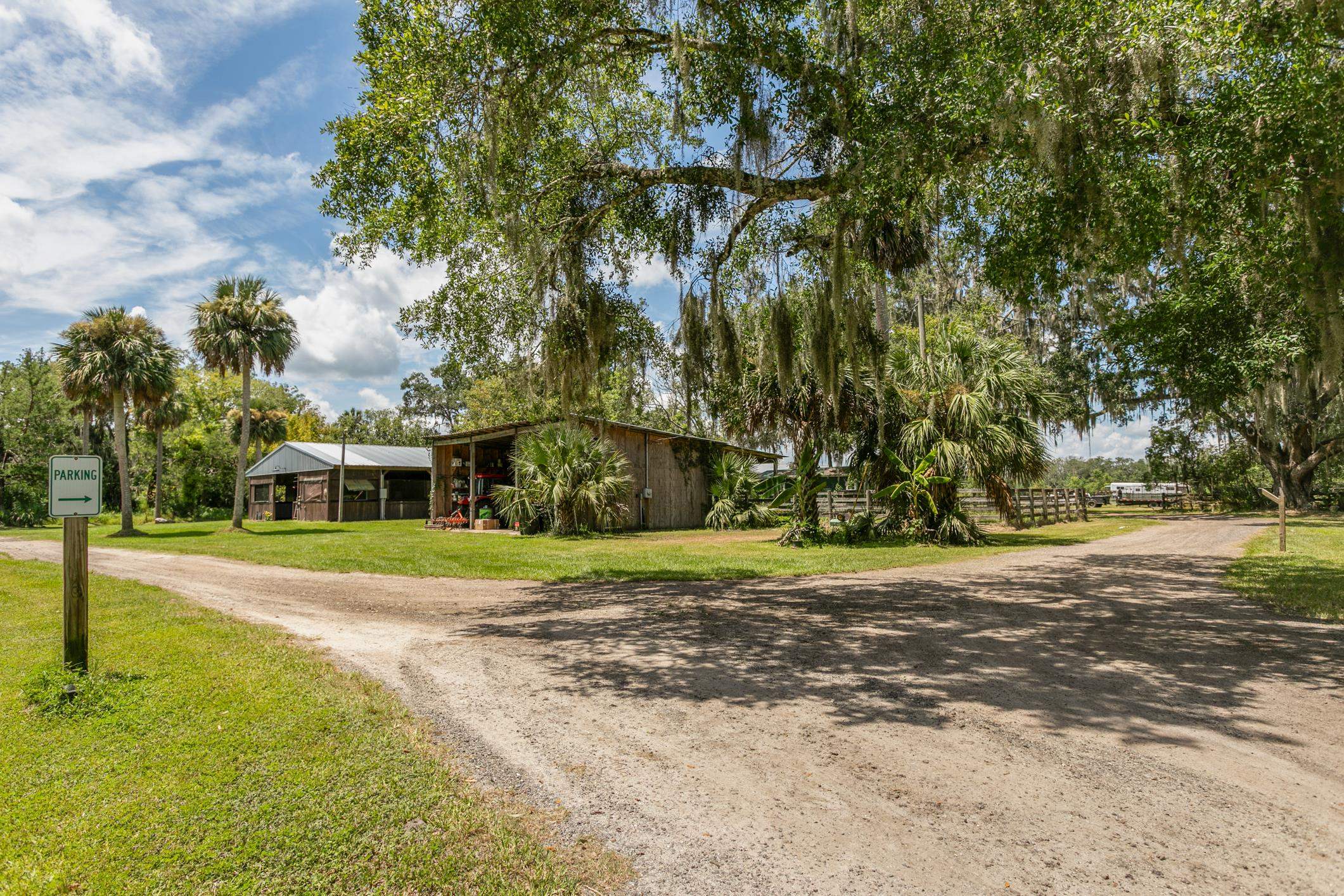 5210 County Road 305 Bunnell, FL 32110 - Photo 12 of 79 a front view of a house with a yard and trees