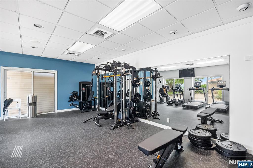 300 Gorge Road, Unit 75 Cliffside Park, NJ 07010 - Photo 26 of 27 a view of a room with gym equipment