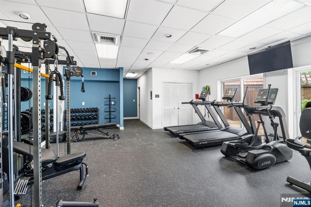 300 Gorge Road, Unit 75 Cliffside Park, NJ 07010 - Photo 27 of 27 a view of a room with gym equipment