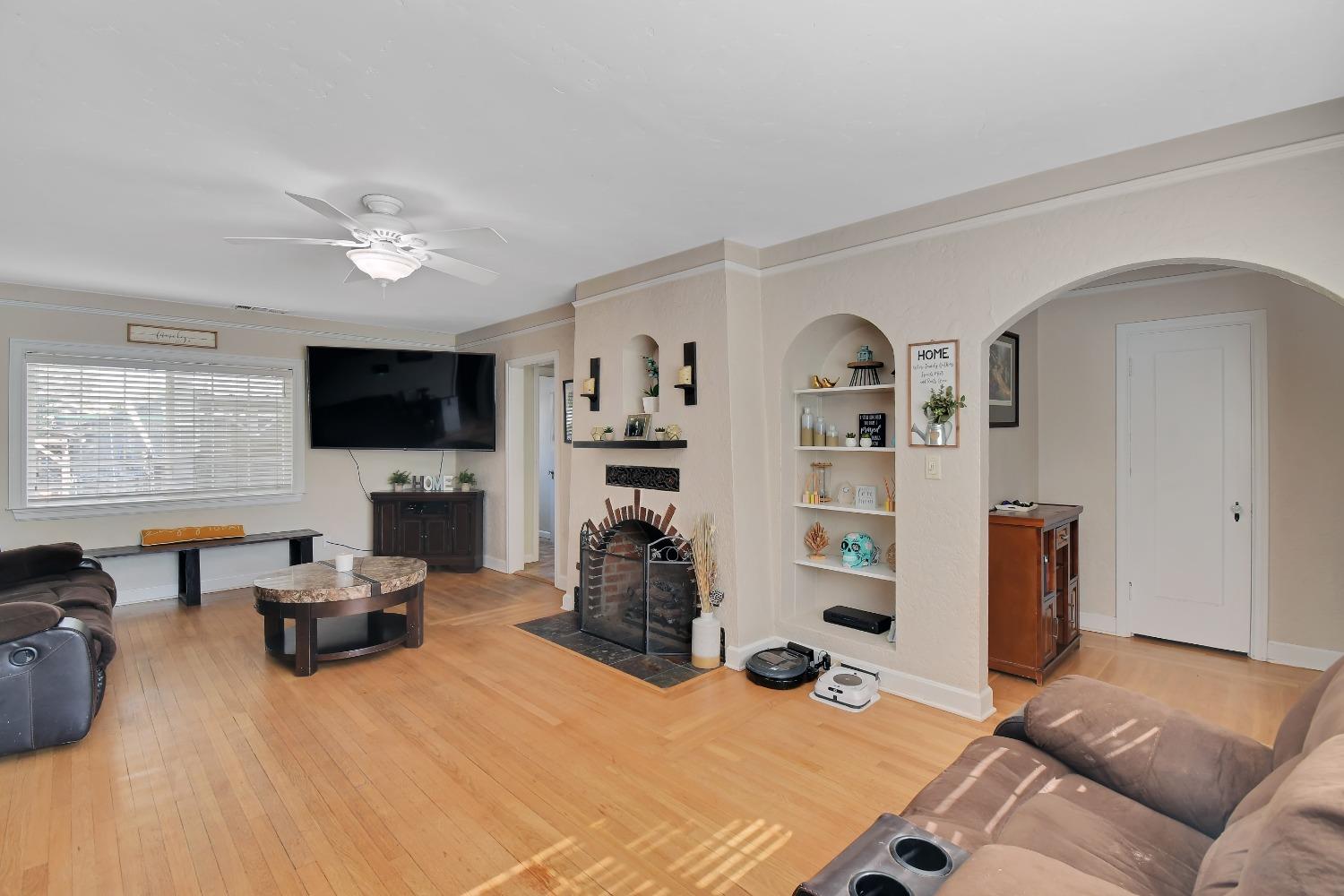 1750 Hazel Street Gridley, CA 95948 - Photo 11 of 20 a bedroom with furniture and a flat screen tv