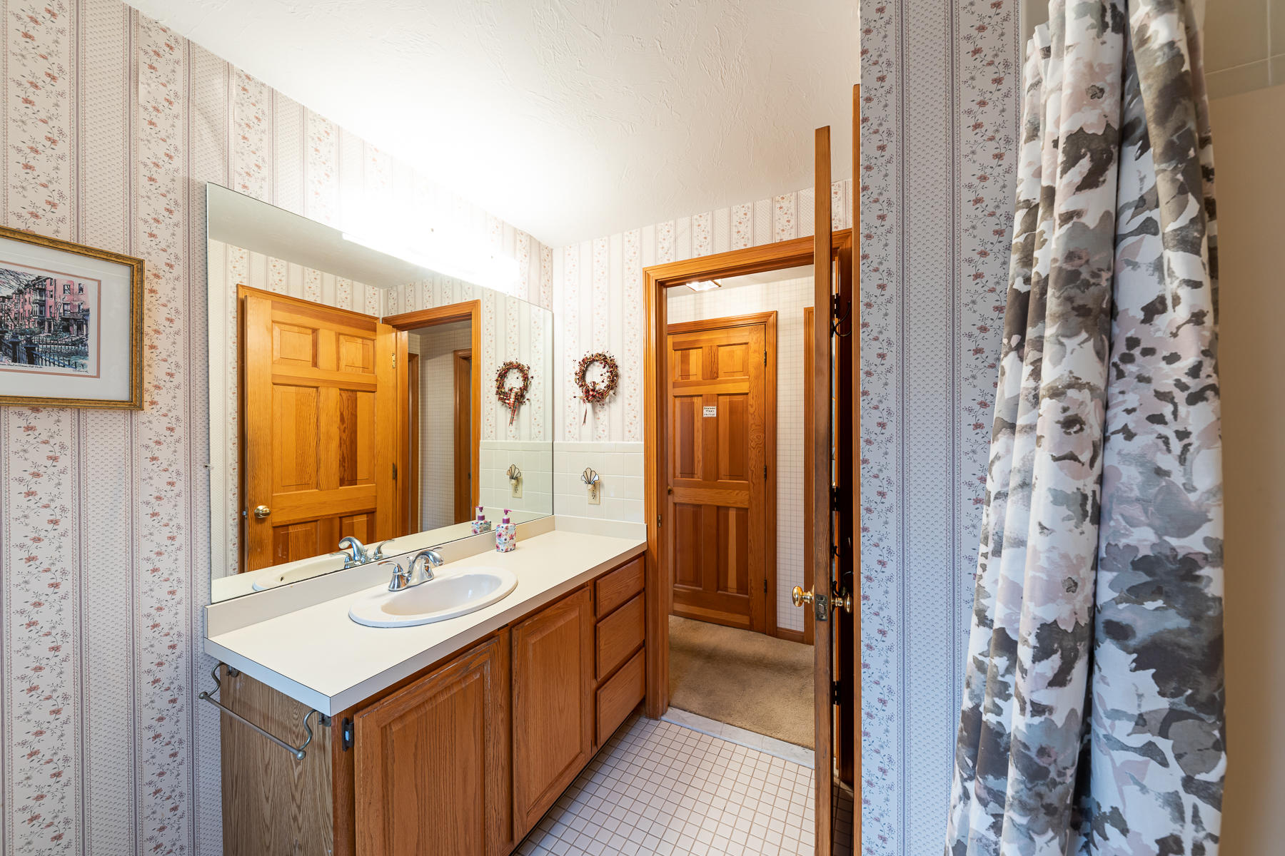 123 Camelback Road Marstons Mills, MA 02648 - Photo 10 of 30 a bathroom with a sink and a mirror