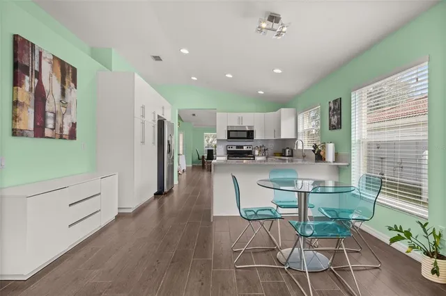 a view of a city and lake view