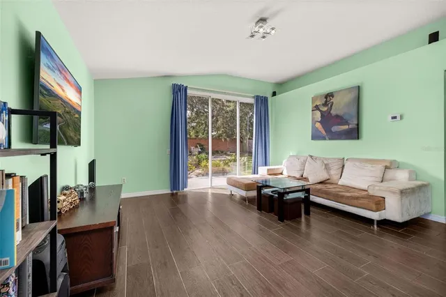 a view of a bathroom from a hallway