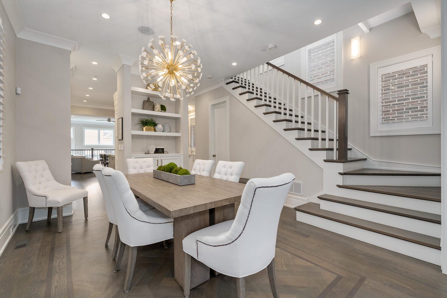 1823 North Bissell Street Chicago, IL 60614 - Photo 8 of 56 a view of a dining room with furniture and wooden floor