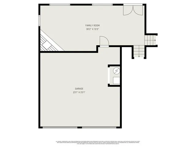 a picture of a bench in front of a door