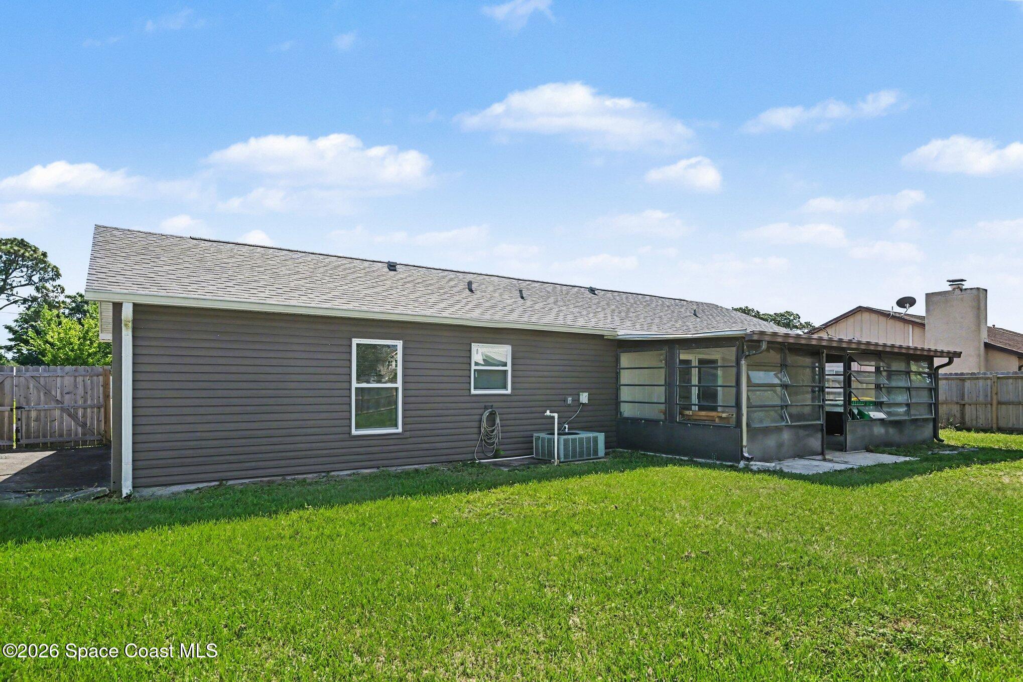 6860 Cecil Road Cocoa, FL 32927 - Photo 22 of 40 Fenced in Back Yard