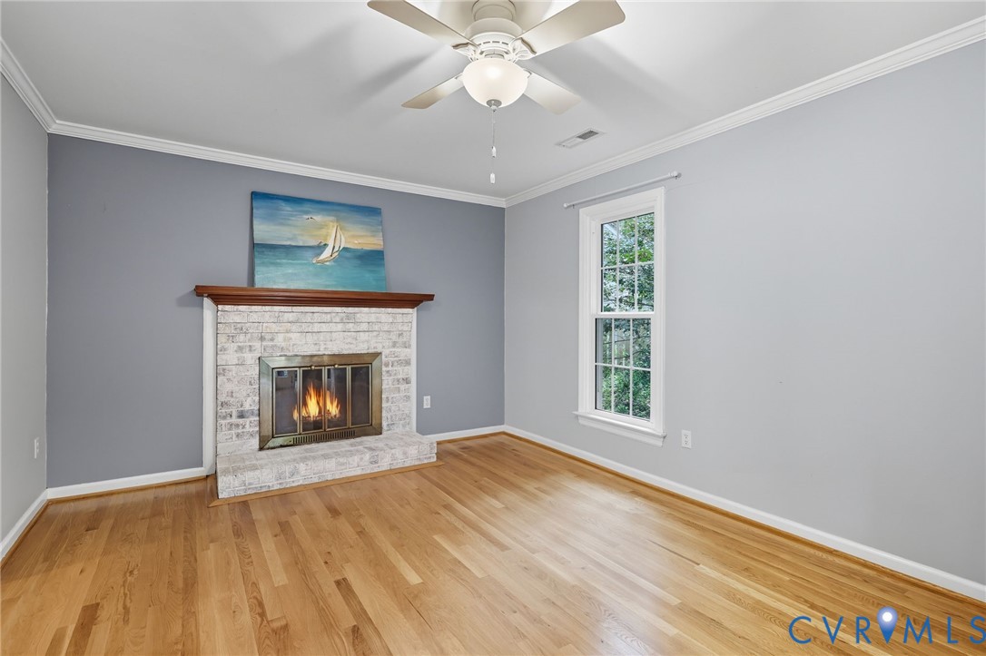 13300 Court Ridge Road Midlothian, VA 23112 - Photo 12 of 29 Wood-burning fireplace