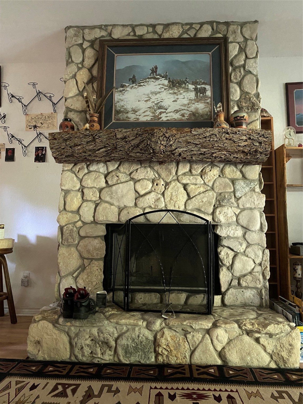 2511 Hartwell Road Brookshire, TX 77423 - Photo 4 of 40 a living room with a fireplace