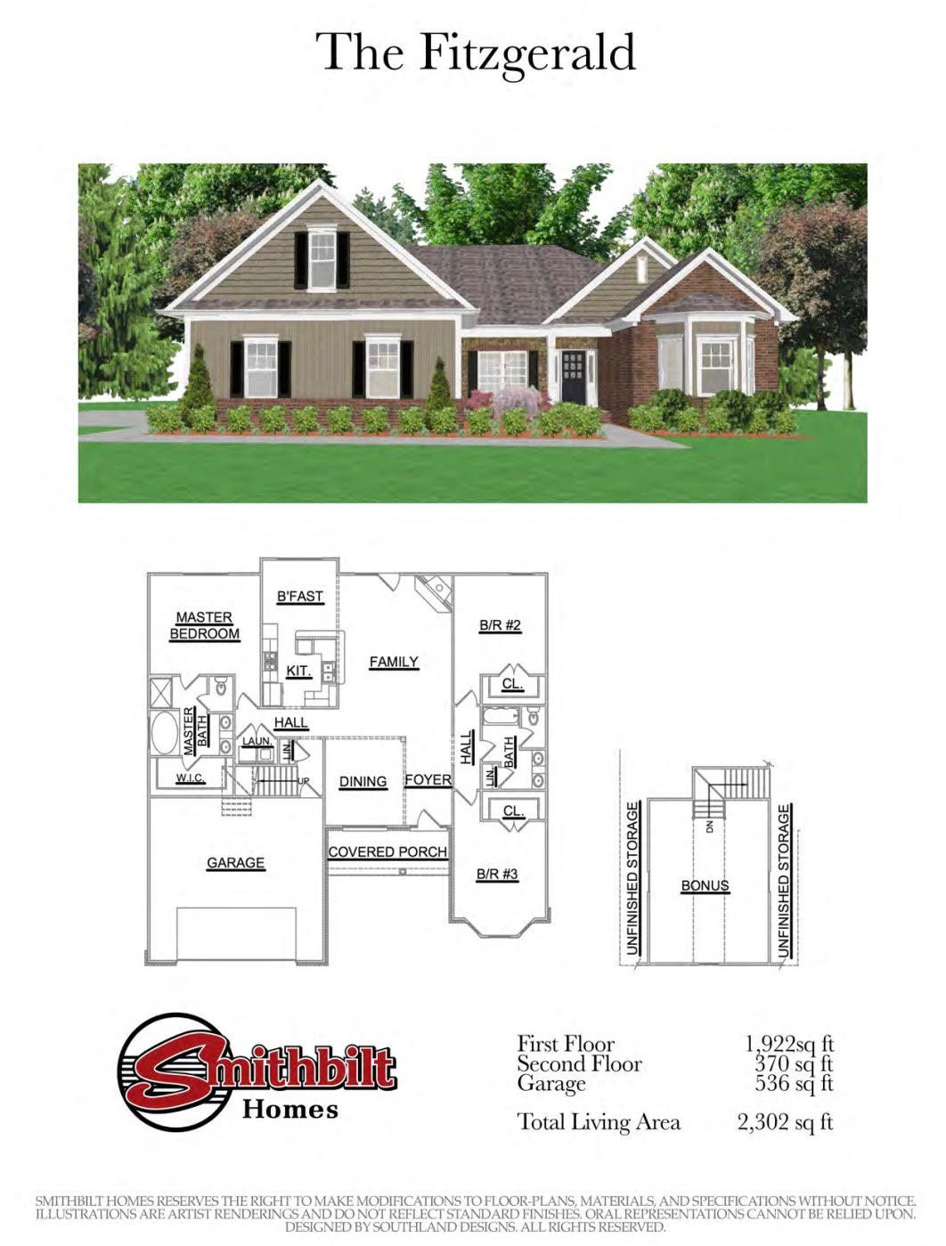 620 Brake Ridge Court Seymour, TN 37865 - Photo 17 of 17 The Fitzgerald Floor Plan photo