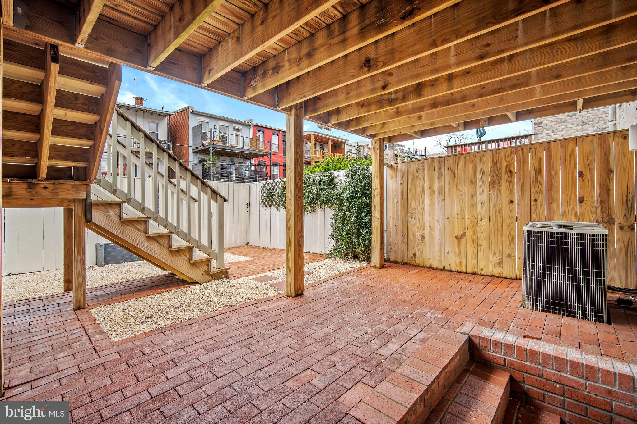 39 S Street Northwest Washington, DC 20001 - Photo 51 of 54 Brick Patio