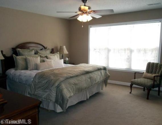 3220 Wide Country Road Pfafftown, NC 27040 - Photo 9 of 16 Master Bedroom. Master bedroom with view of private backyard.