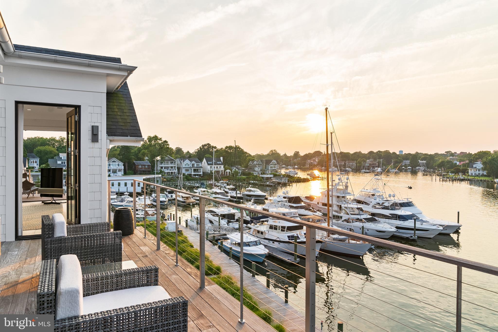 287 State Street, Unit 3 Annapolis, MD 21403 - Photo 12 of 43 a view of roof deck with seating space and city view
