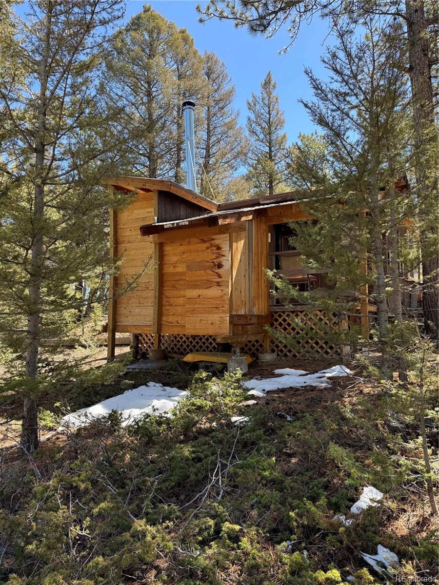 1666 Singletree Road Hartsel, CO 80449 - Photo 33 of 37 a view of a house with a yard