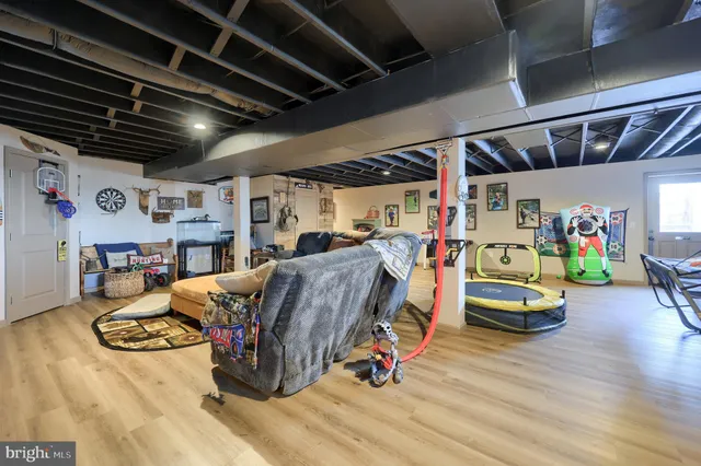 a view of storage and utility room