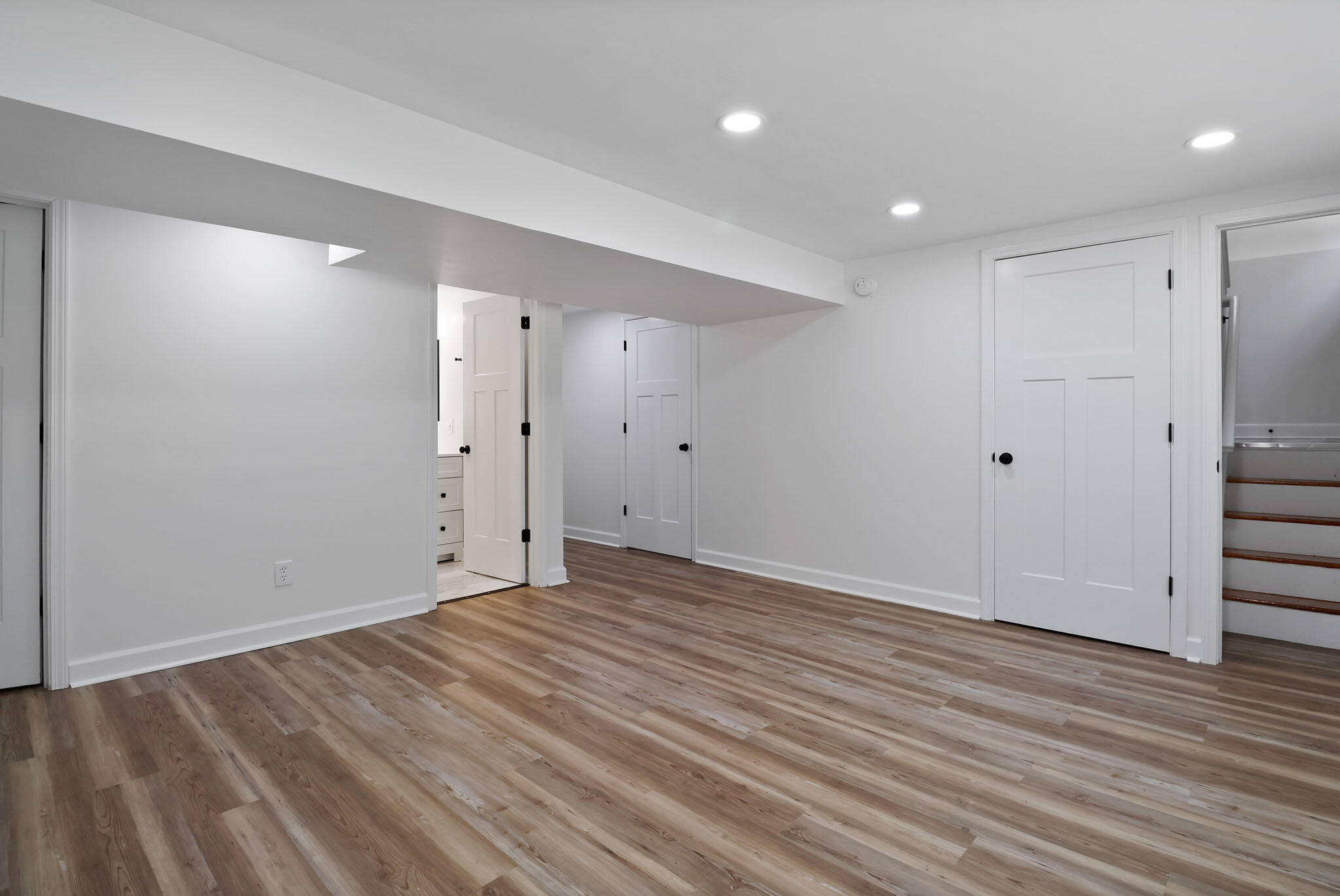 1564 Clinton Street Gary, IN 46406 - Photo 21 of 27 a view of an empty room with wooden floor