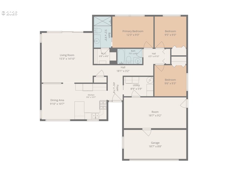 4114 Southeast Spring Street Hillsboro, OR 97123 - Photo 38 of 38 Floor Plan