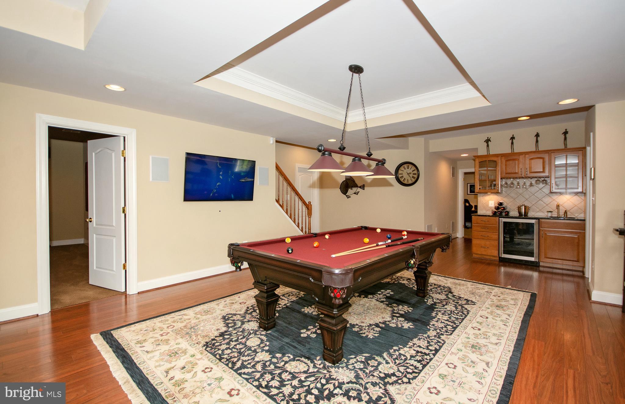 1412 Martin Meadows Drive Fallston, MD 21047 - Photo 35 of 41 Game room with wet bar