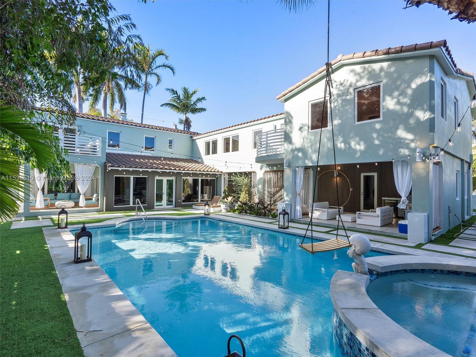 4431 Alton Road, Unit 1 Miami Beach, FL 33140 - Photo 49 of 60 a view of a house with swimming pool