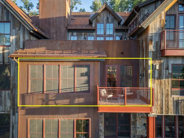 a view of a building with a window