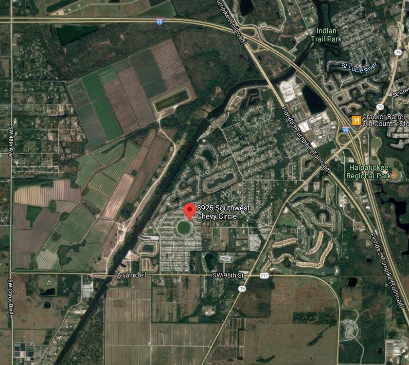 8925 Southwest Chevy Circle Stuart, FL 34997 - Photo 72 of 72 Location overhead