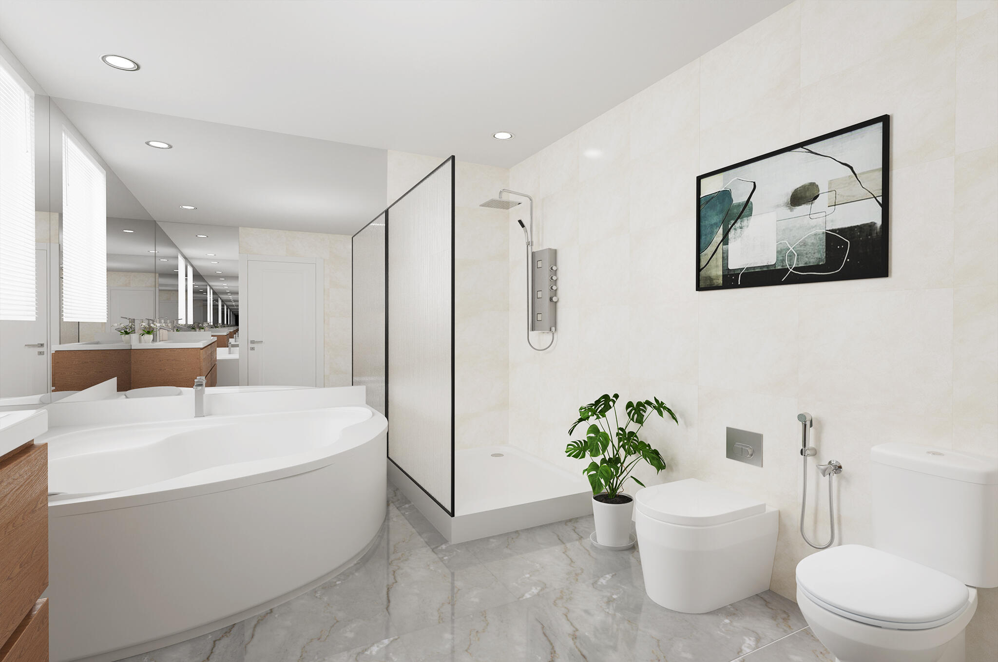 7351 Promenade Drive, Unit F502 Boca Raton, FL 33433 - Photo 39 of 59 VIRTUAL PRIMARY BATHROOM