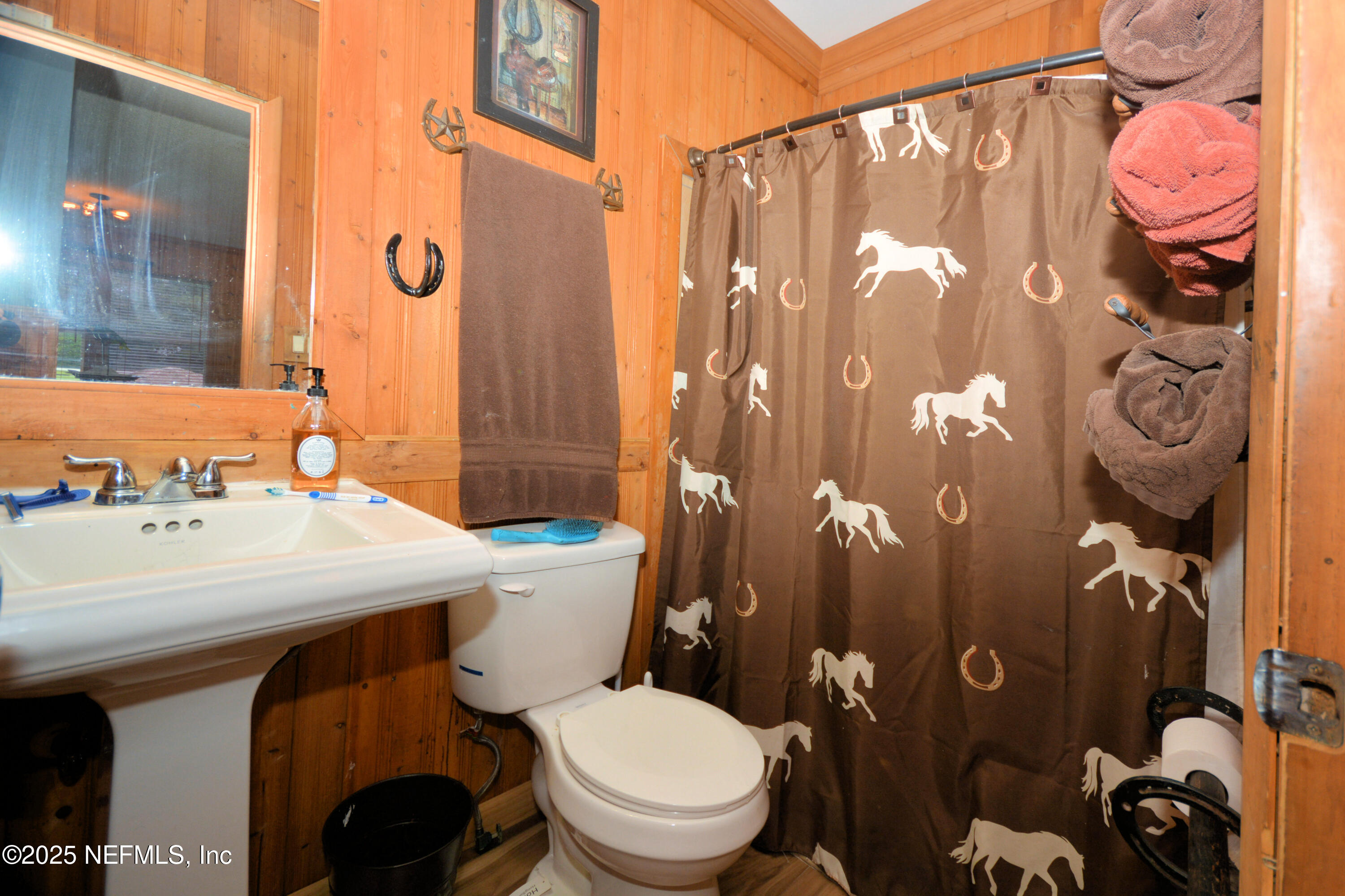 2241 Marlee Road South Jacksonville, FL 32259 - Photo 30 of 61 a bathroom with a sink and mirror with toilet