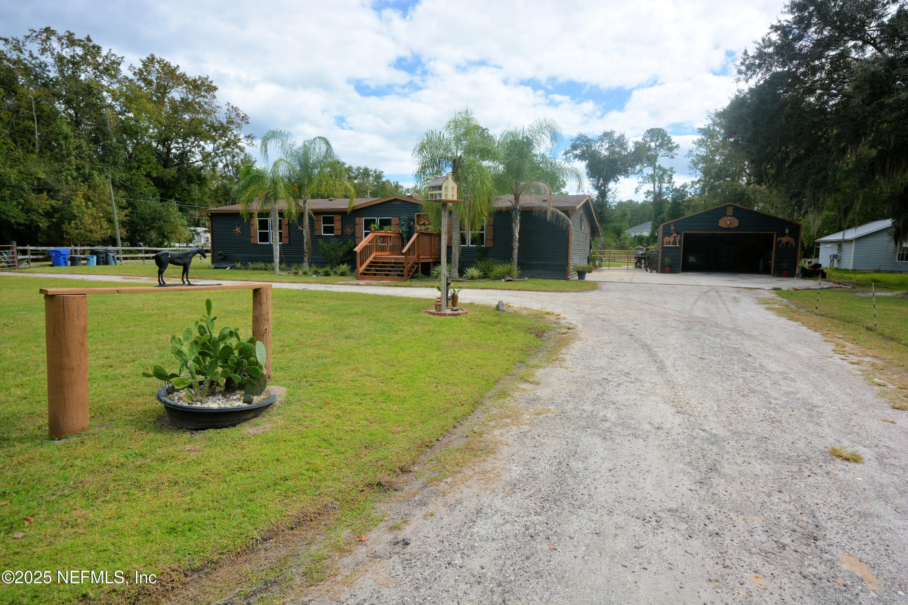 2241 Marlee Road South Jacksonville, FL 32259 - Photo 7 of 61 a view of a garden with a slide