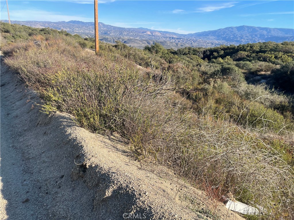 0 Denise Road Temecula, CA 92592 - Photo 3 of 7 a view of a yard with mountains in the background