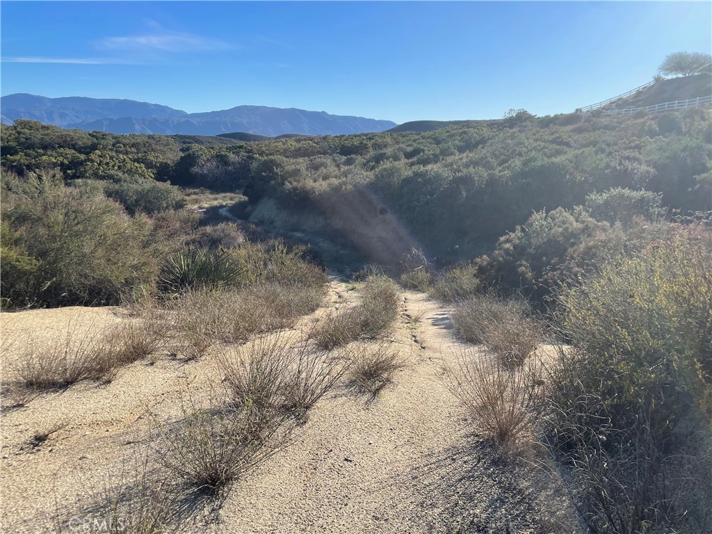 0 Denise Road Temecula, CA 92592 - Photo 6 of 7 a view of a dry yard with mountains in the background