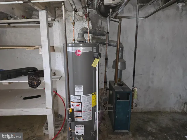 a view of storage and utility room