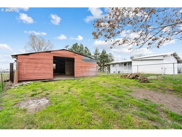 a view of yard with an tree