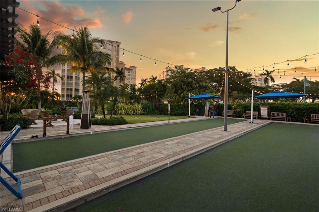 445 Dockside Drive, Unit A504 Naples, FL 34110 - Photo 44 of 50 a view of a garden
